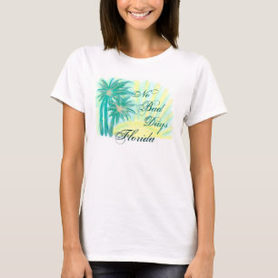 Camiseta Florida no malos días soleadas palmeras tanque de 