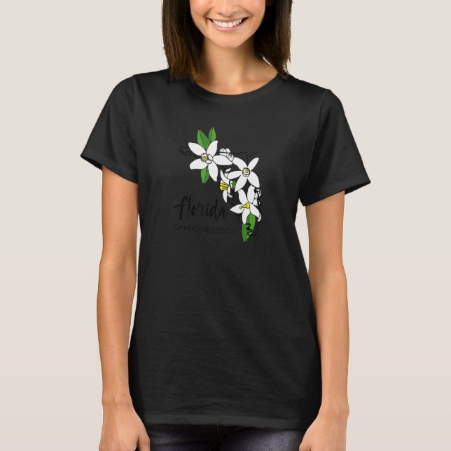 Camiseta Florida Orange Blossom Flower (Anverso)