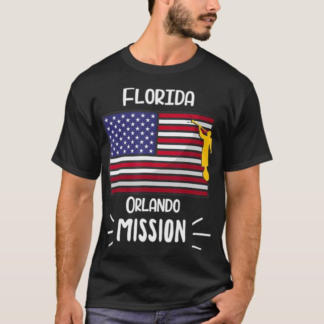 Camiseta Florida Orlando Mormon LDS Misionero (Anverso)