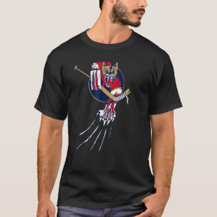 Camiseta Florida Portero de Hockey Bestia Pantera de Hielo