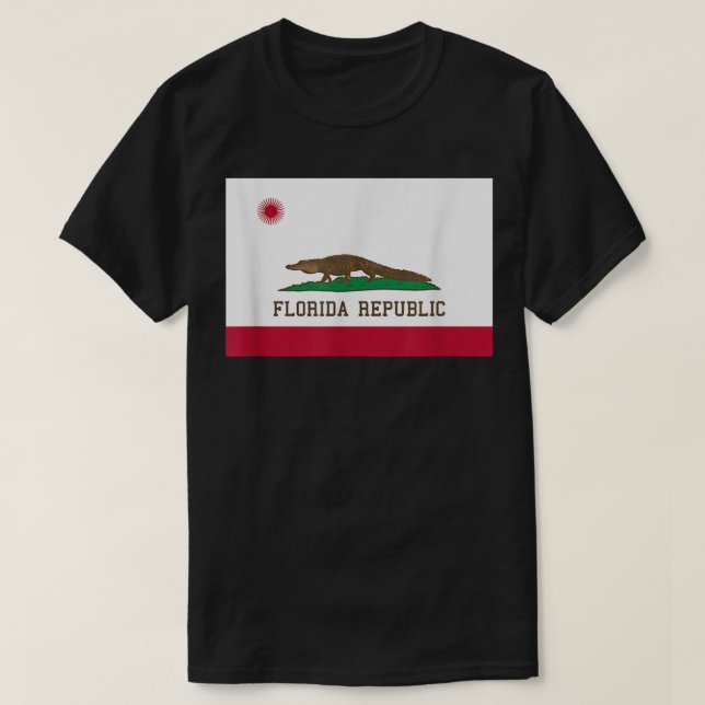 Camiseta Florida Republic State Flag  (Diseño del anverso)