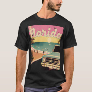 Camiseta Florida Retro Beach Vacation Souvenir Florida Sur