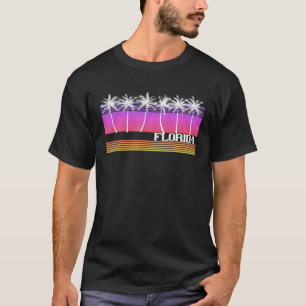 Camiseta Florida Retro Style Beach Vintage Sunset 70'S 80'S