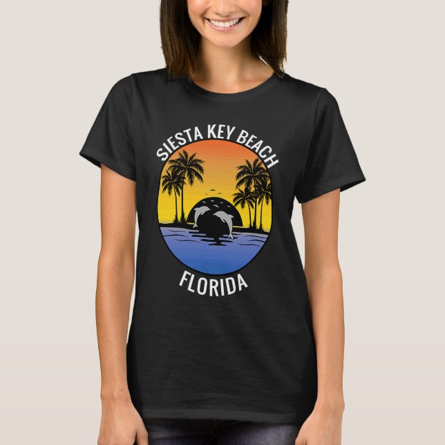 Camiseta Florida Road Trip Family Vacation Siesta Key Beach (Anverso)