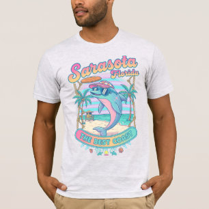 Camiseta Florida Sarasota Playa Costera Viaje Vibraciones d