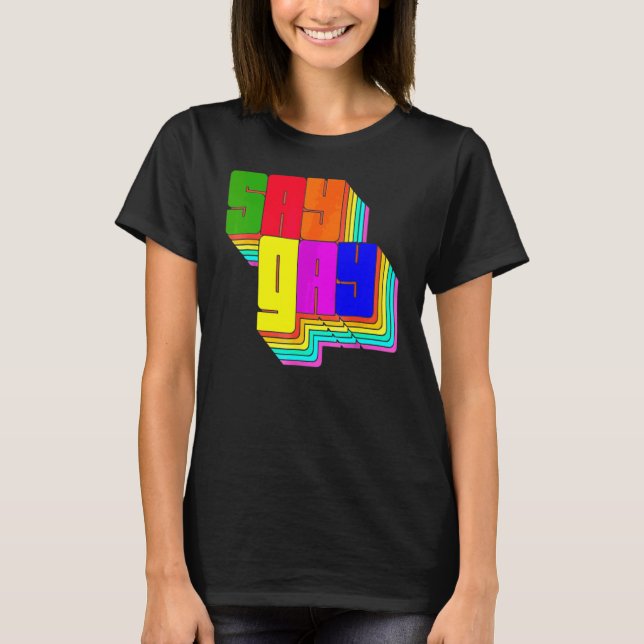 Camiseta Florida Say Gay Lgbt Gay Rights 9 (Anverso)