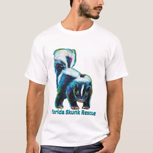 Camiseta Florida Skunk Rescue 2 T-Shirt (Anverso)