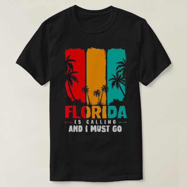 Camiseta Florida State Está Llamando Y Debo Ir A Fl (Diseño del anverso)