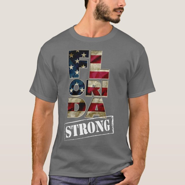 Camiseta Florida Strong United USA Awesome Design Gift Amer (Anverso)