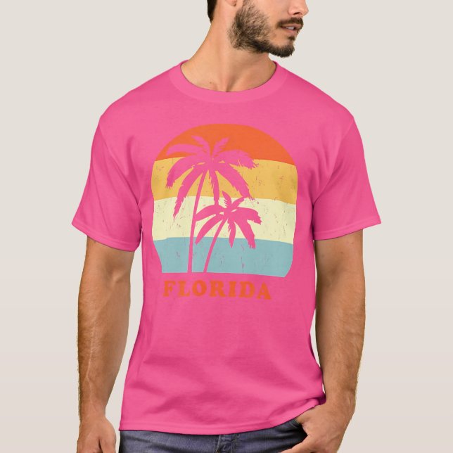 Camiseta Florida Sun Palm Vacation (Anverso)
