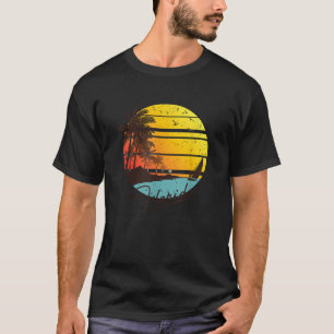 Camiseta Florida Sunshine State Retro Summer Tropical Beach