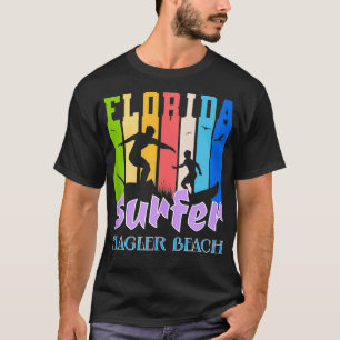Camiseta Florida Surfer Flagler Beach FL Playas Va