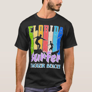 Camiseta Florida Surfer Flagler Beach FL Playas Va