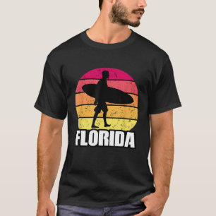 Camiseta Florida Surfing T Shirt Florida Surfer Surf Tee