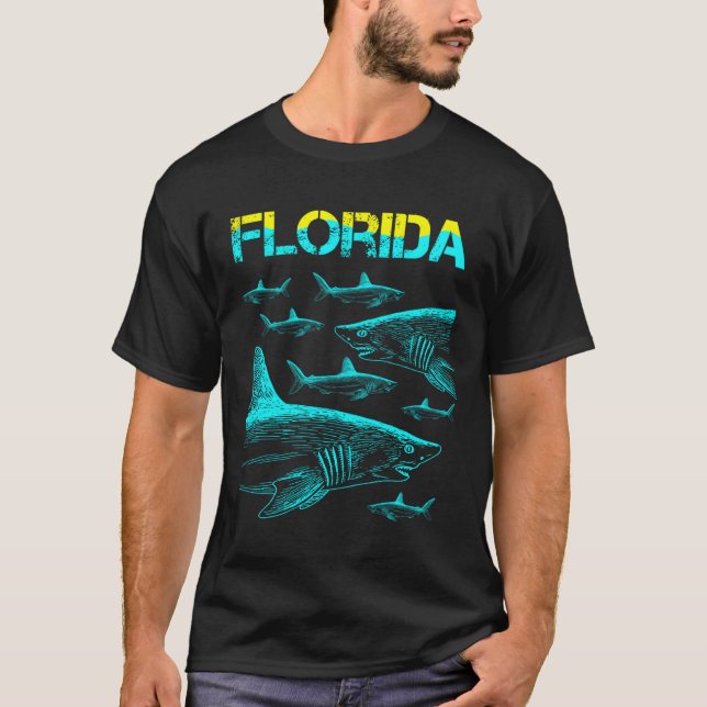 Camiseta Florida Vacation With A Shark (Anverso)