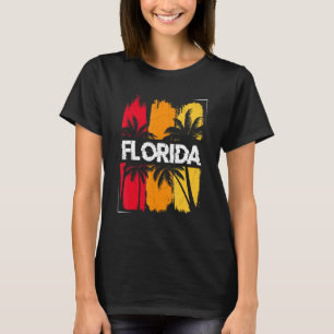 Camiseta Florida Vintage Retro Tropical Summer FL Miami Flo
