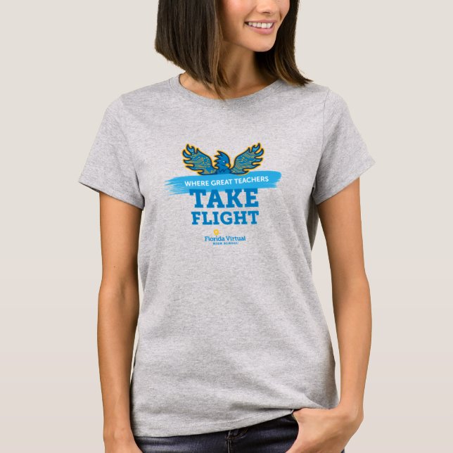 Camiseta Florida Virtual High School "Toma el vuelo"  (Anverso)