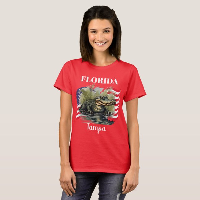 Camiseta Florida Women's Dark T-Shirt (Anverso completo)