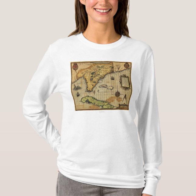 Camiseta FloridaPanoramic MapFlorida (Anverso)