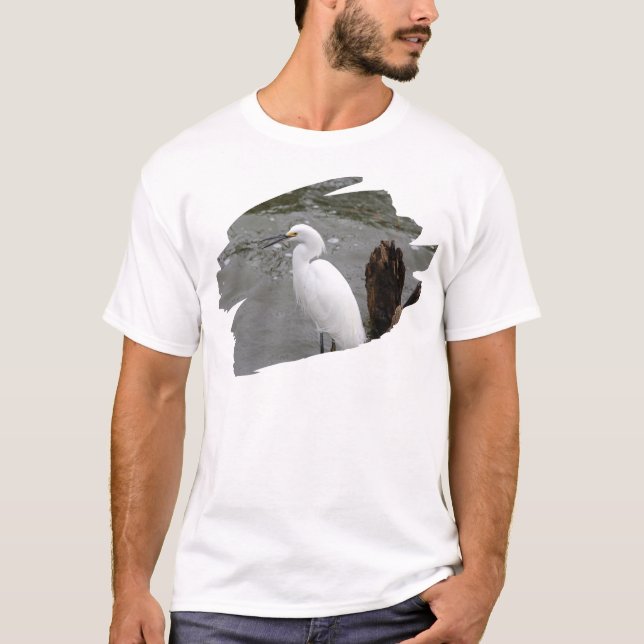 Camiseta Florida's Singing Egret (Anverso)