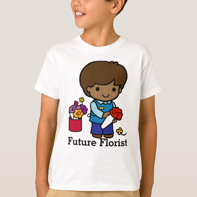 Camiseta Florismo con flores (Anverso)