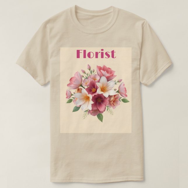 Camiseta Florist Bouquet T-Shirt (Diseño del anverso)