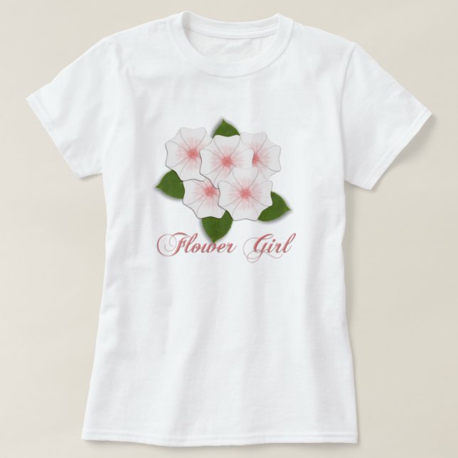 Camiseta Florista de la flor de cerezo del KRW (Diseño del anverso)