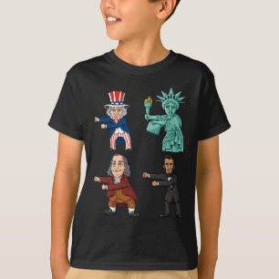 Camiseta Floss Como Un Jefe Tío Sam Ben Franklin Liberty 4