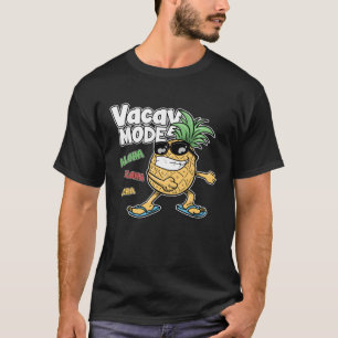 Camiseta Floss Dance Pineapple Vacay Mode Aloha Hawaii Pull