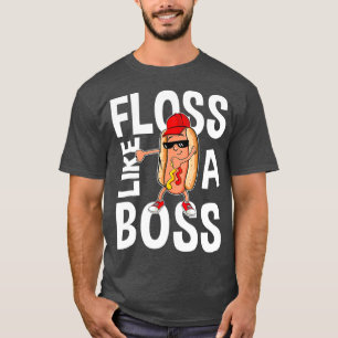 Camiseta Floss Like A Bosc Hotdog Floss Dance Tshirt