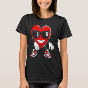 Camiseta Floss Like a Boss Hearts Día de San Valentín Chica