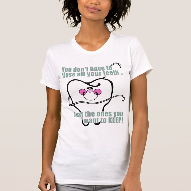 Camiseta Floss sus dientes (Anverso)