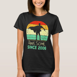 Camiseta Flossing Boy Awesome Desde 2006 16th Birthday Hens