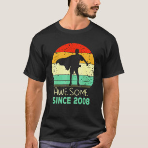 Camiseta Flossing Boy Awesome Desde 2008 14th Birthday Hens
