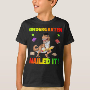 Camiseta Flossing DInosaur Kindergarten Graduación de regal