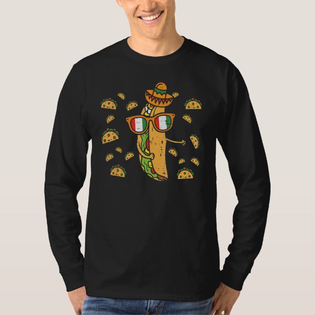 Camiseta Flossing Taco Dance Cinco De Mayo Floss Mexican Fo (Anverso)