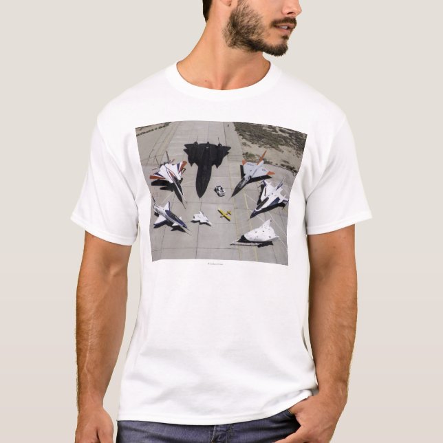 Camiseta Flota 1997 de aviones de investigación de Dryden (Anverso)
