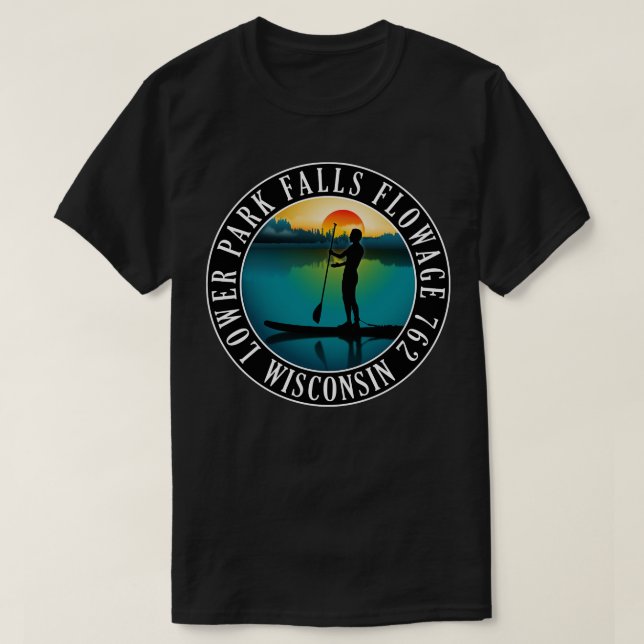 Camiseta Flota 762 Wisconsin Paddleboard (Diseño del anverso)