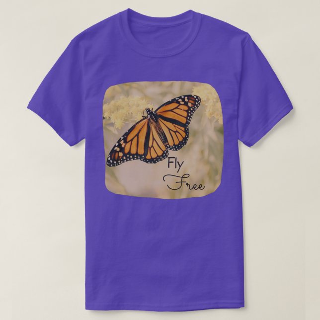 Camiseta Flota mariposa libre (Diseño del anverso)