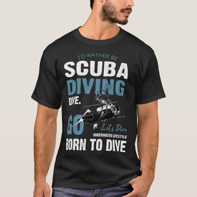Camiseta Flotador de buceo en mar profundo Buceo en el mar (Anverso)