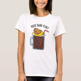 Camiseta Flotador de Root Bear Pun divertido de Root Beer