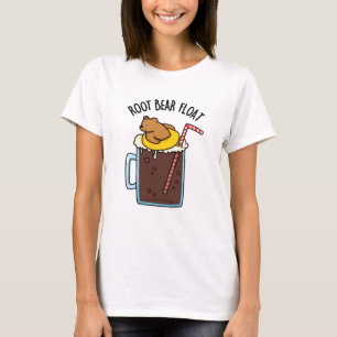 Camiseta Flotador de Root Bear Pun divertido de Root Beer