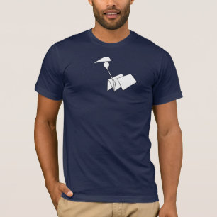 Camiseta Flotador estrocado para un tee oscuro