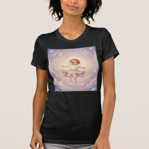 Camiseta Flotando en la risa divina: niño interior angelica