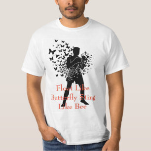Camiseta Flotante como mariposa Sting Like Bee