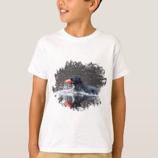 Camiseta Flotante de búsqueda de laboratorio negro