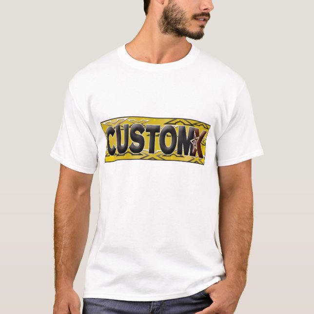 Camiseta flotante de X (Anverso)