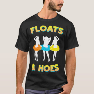 Camiseta Flotas Y Hoes Graciosos Viaje Flotante Tubing Rive