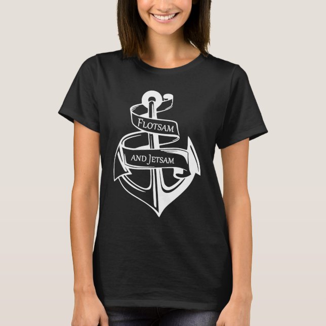 Camiseta Flotsam and Jetsam If you are a Real Sailor (Anverso)