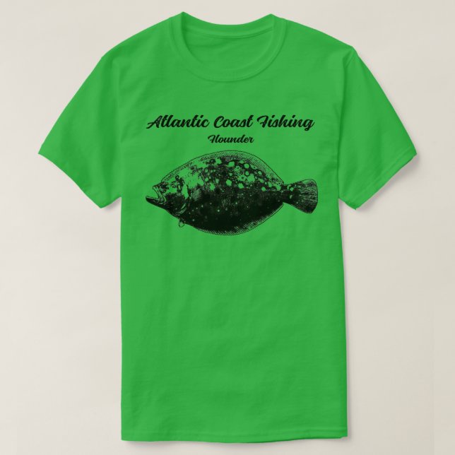 Camiseta Flounder Fish Fisherman (Diseño del anverso)